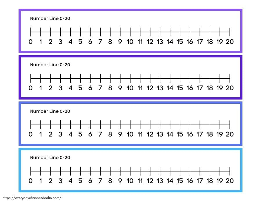 0 20 Number Line Printable Number Line Numbers 49 OFF