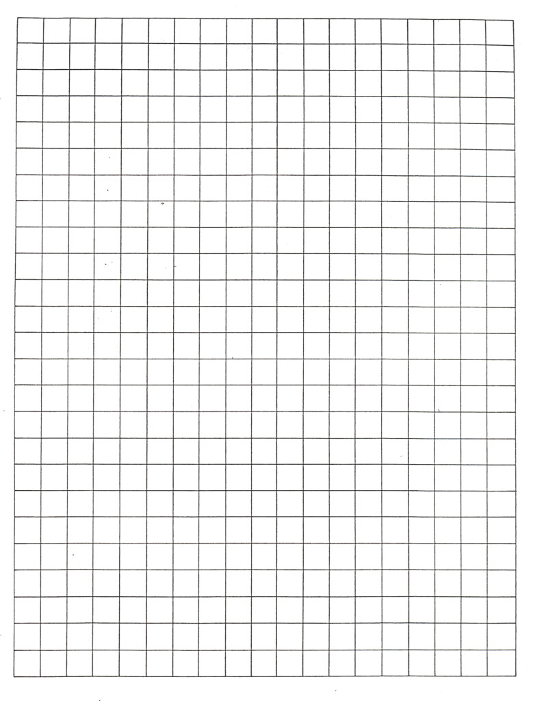 1 2 Inch Graph Paper Free Printable