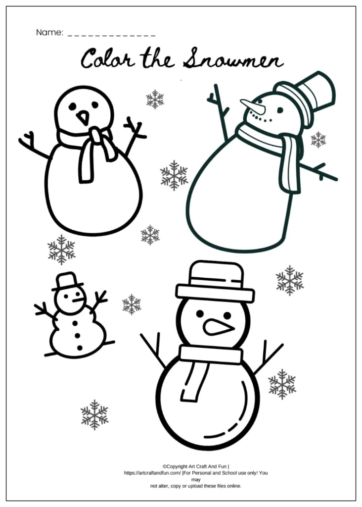 14 Free Printable Winter Games And Activities Pjs And Paint 