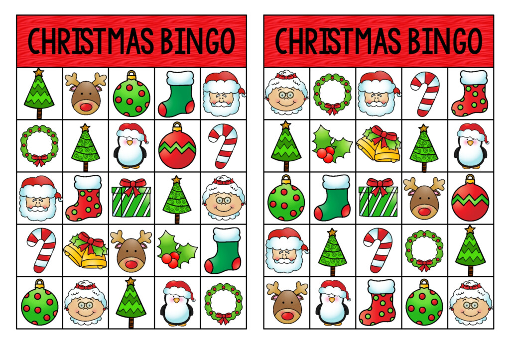 20 Free Printable Christmas Bingo Cards Christmas Bingo Printable 