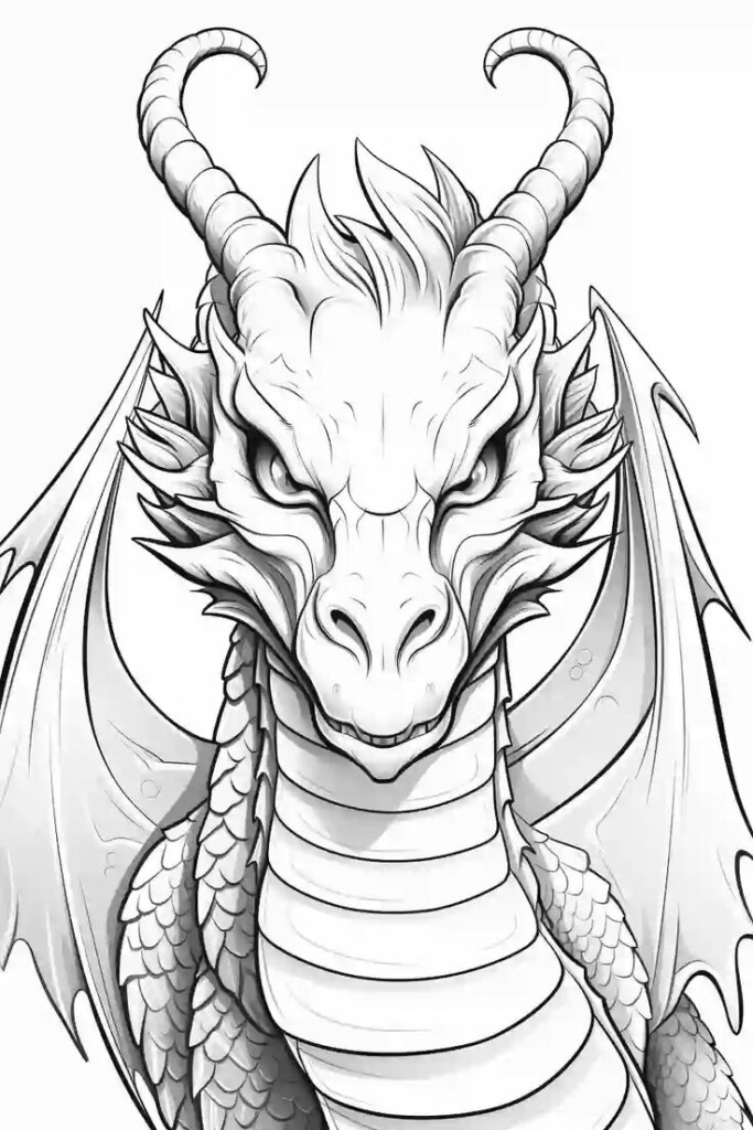 20 Free Printable Dragon Coloring Pages For Kids Adults Storiespub 