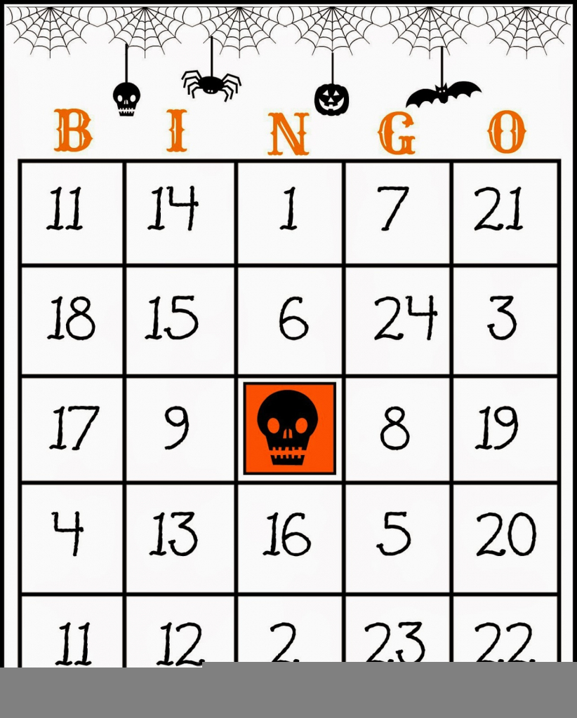 25 Printable Halloween Bingo Cards Printable Card Free