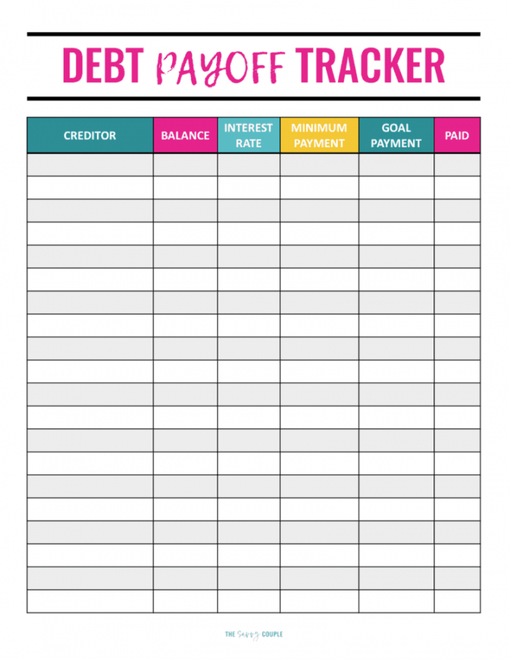 30 Debt Payoff Worksheet Pdf Worksheets Decoomo