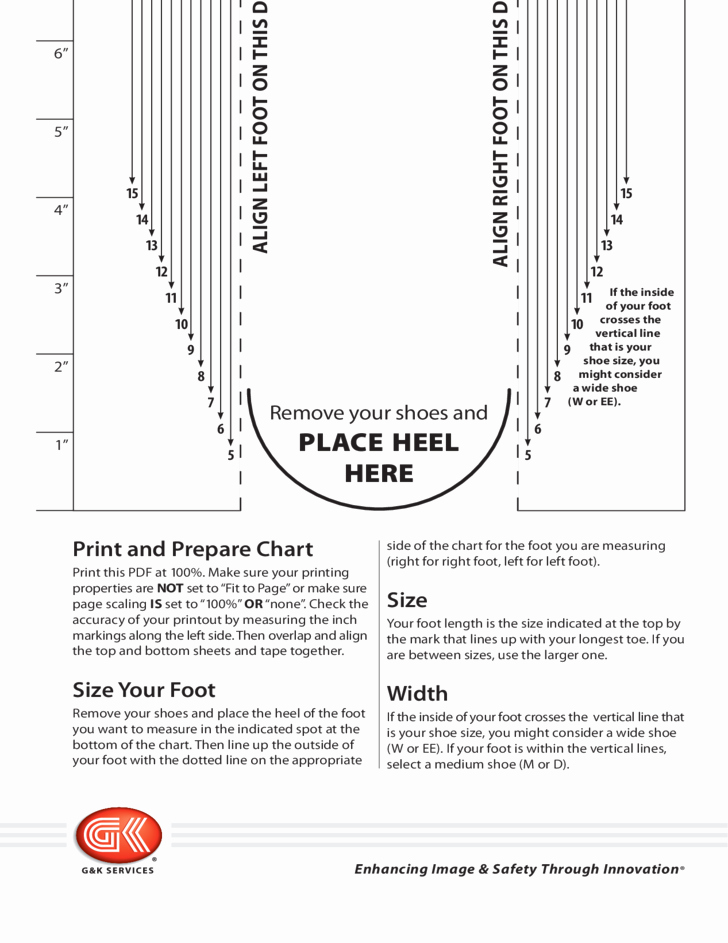 30 Printable Shoe Size Chart Width Example Document Template