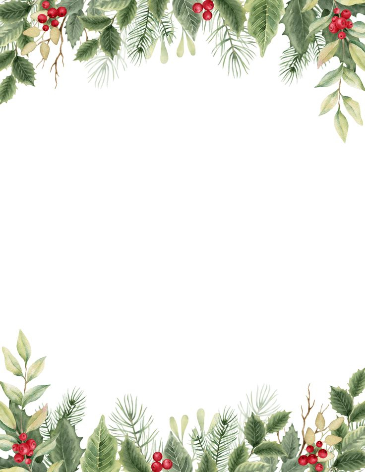 50 Beautiful Christmas Border Paper Printables FREE The Joy Of 