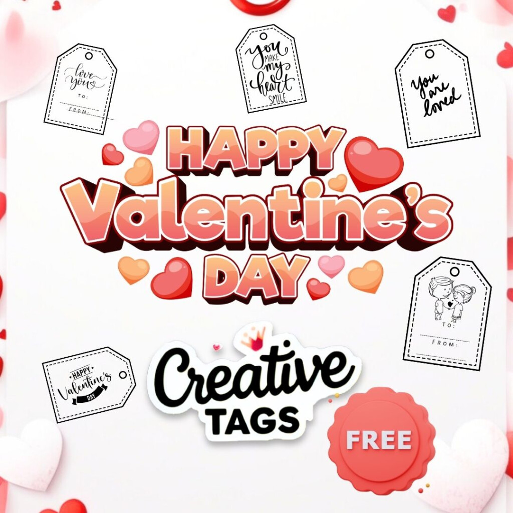 9 Free Valentine Printables PDF Tags IProf Shop