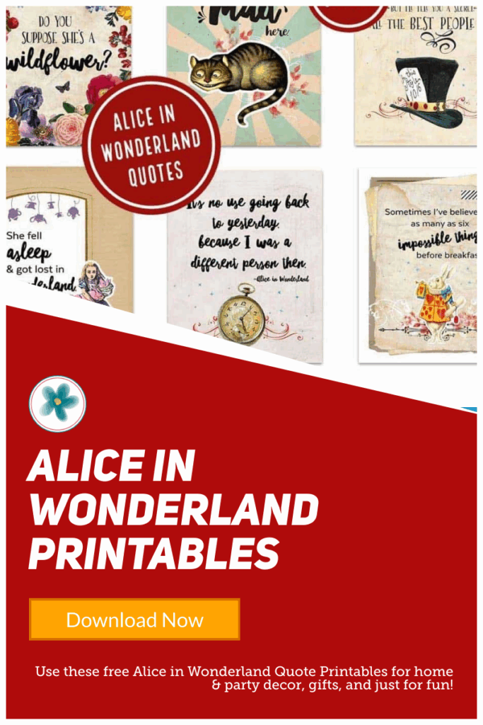 Alice In Wonderland Printables Ministering Printables