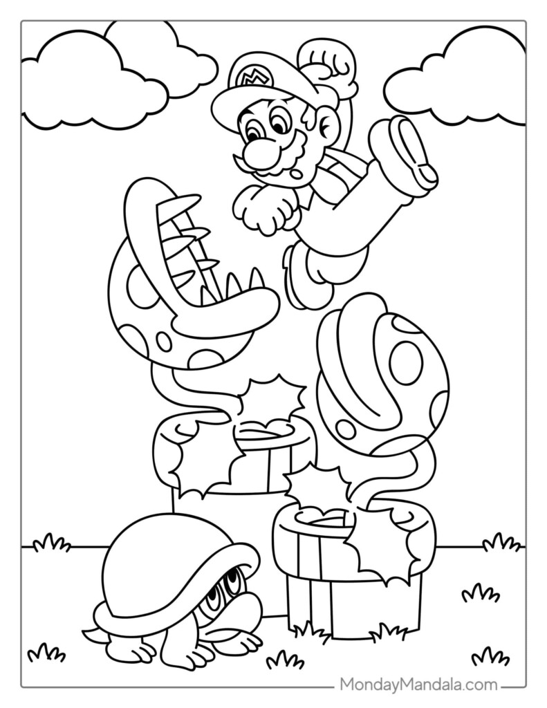 Best 12 50 Mario Coloring Pages Free PDF Printables Artofit