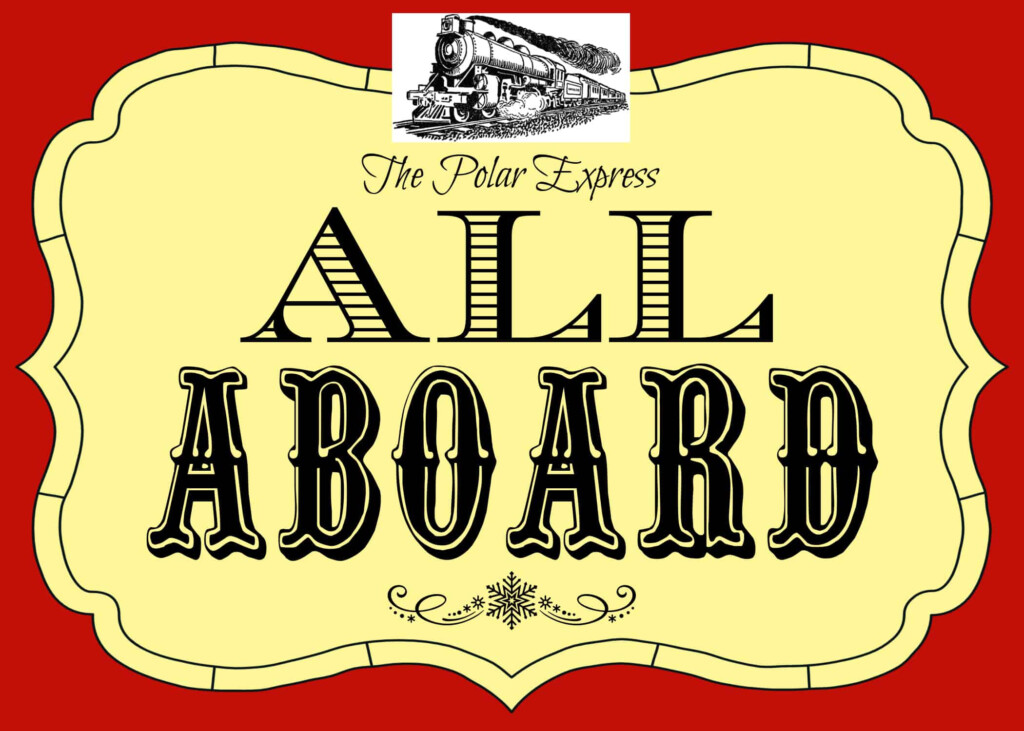 Best Free Polar Express Party Printables Zenas Suitcase Worksheets 