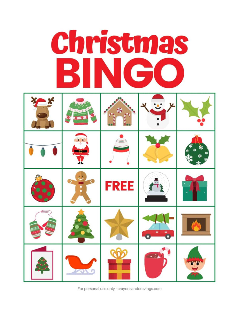 Best Printable Christmas Bingo Game Cards Pdf For Free At Printablee 