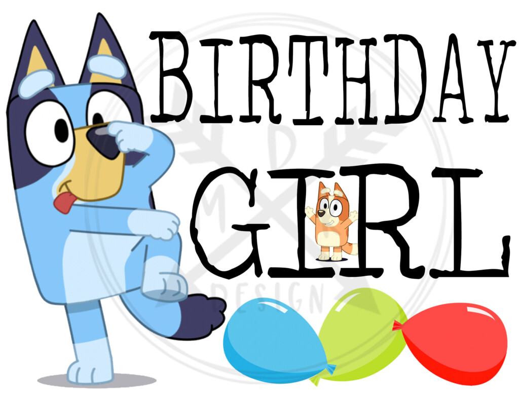 Bluey Birthday Card Printable Printable Free Templates