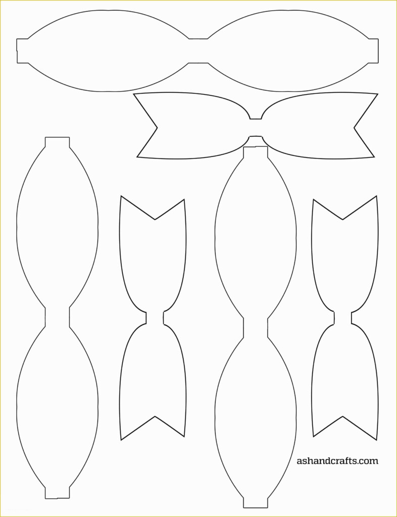 Cheer Bow Template Printable Free Of Cheer Bow Supply How To Make A 