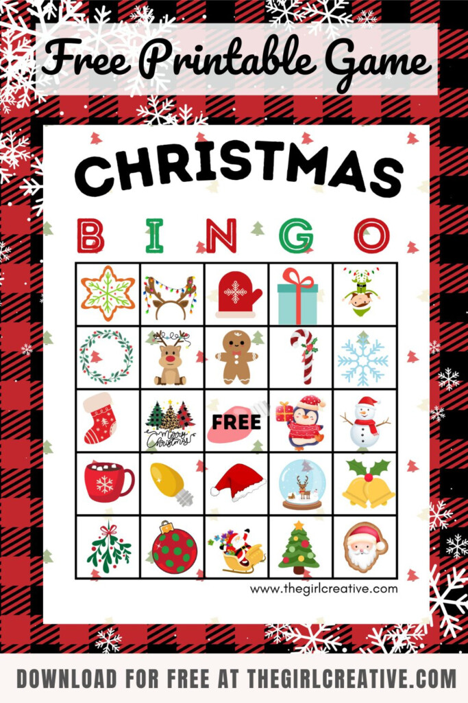 Christmas Bingo Free Printable FREE Printable A Z
