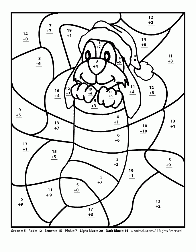 Christmas math addition Woo Jr Kids Activities Children 39 s Publishing