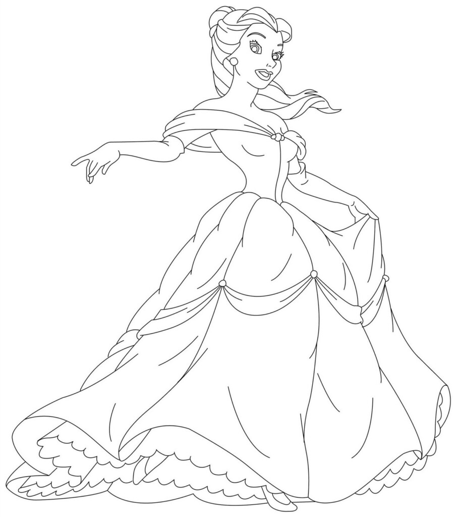 Coloring Pages Disney Princess Printable