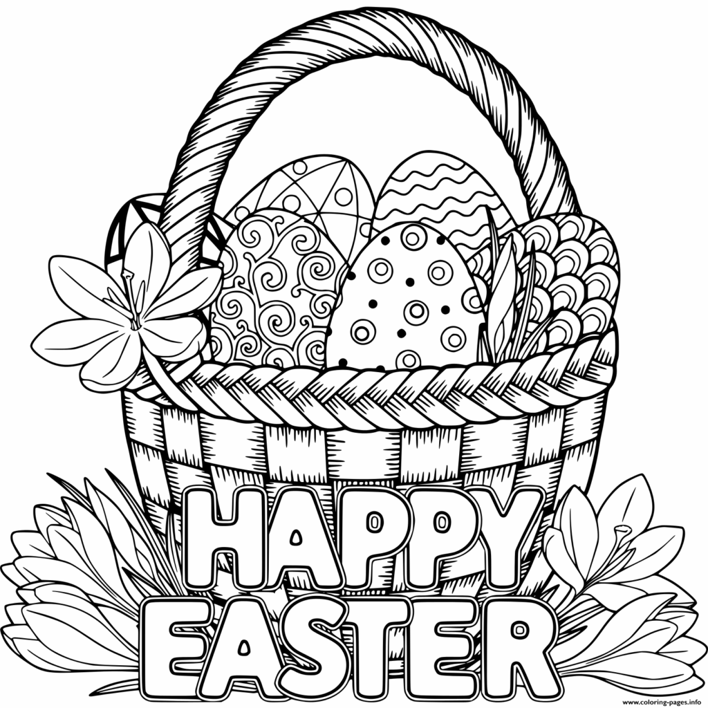 Coloring Pages For Adults Easter