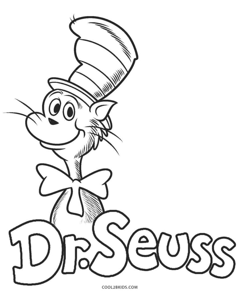 Coloring Pages Pleasurable Ideas Dr Seuss Coloring Printable Free 