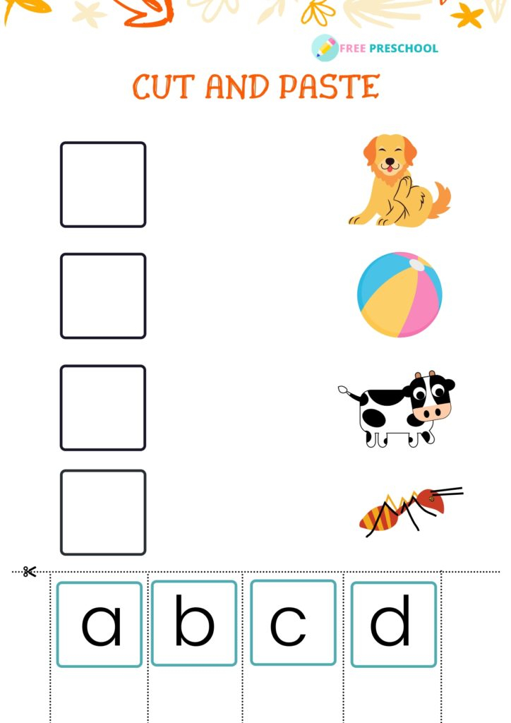 Cut And Paste Free Printables