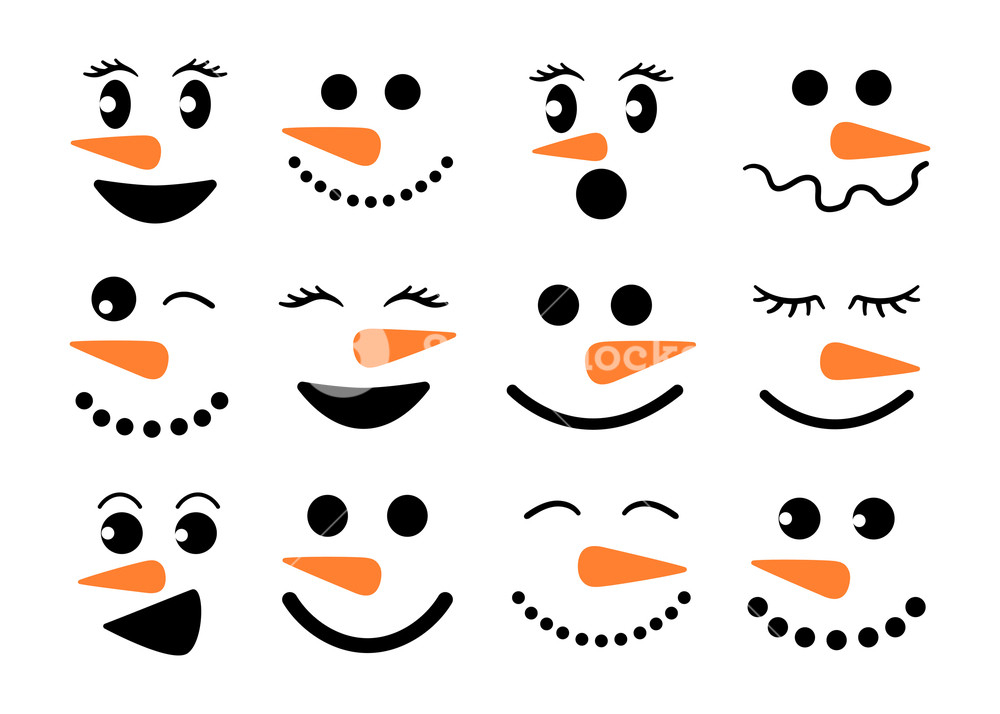 Cute Snowman Face Clipart 19 Free Cliparts Download Images On 