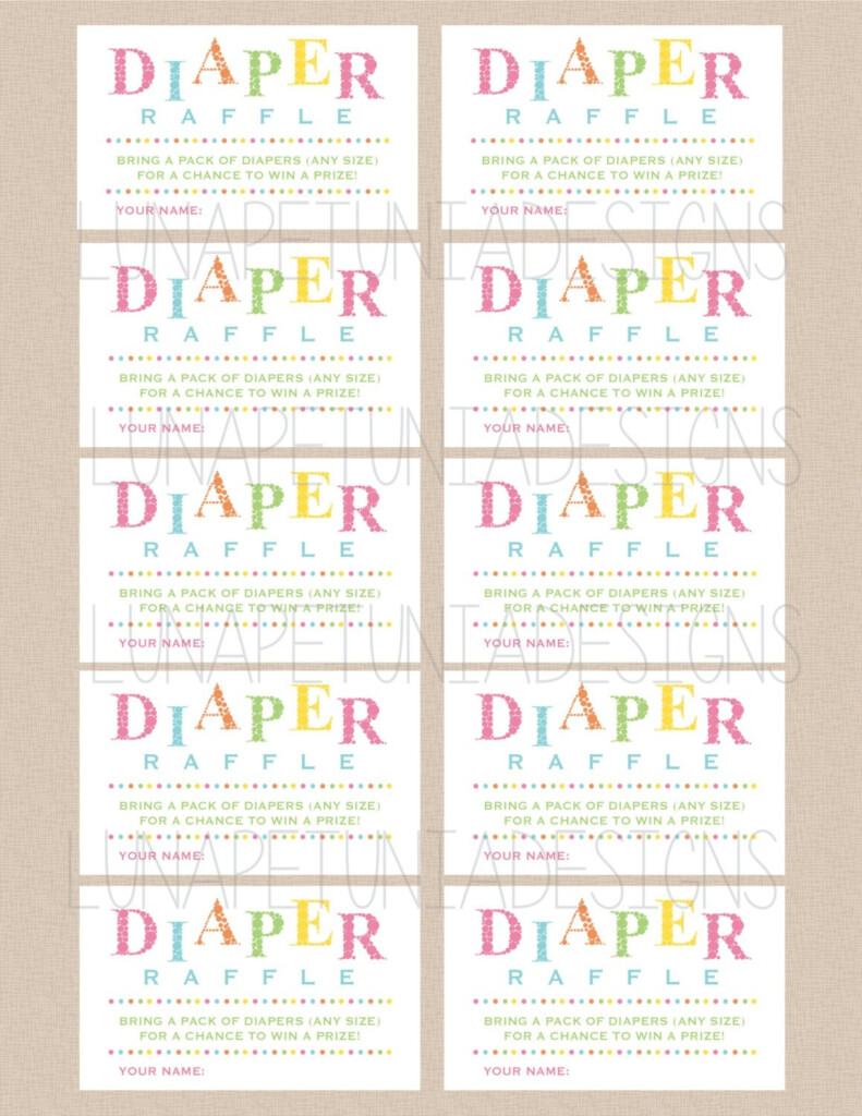 Diaper Raffle Tickets The Highly Effective Strategy To Getting More 