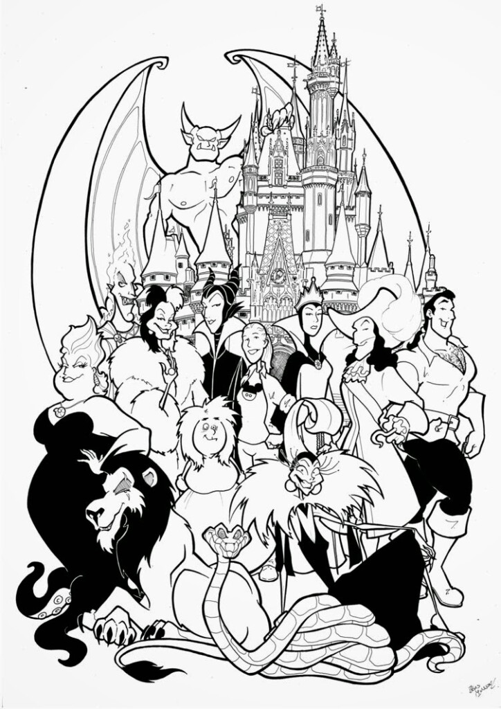 Disney Color Pages Free Printable