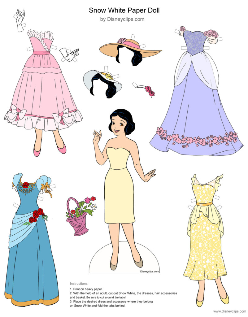 Disney Princess Printable Paper Dolls Get What You Need For Free