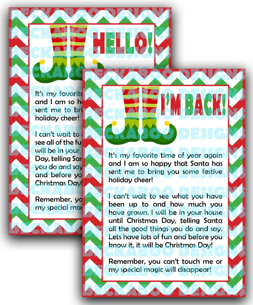 Elf Welcome Back Letter Free Printable Printable Word Searches