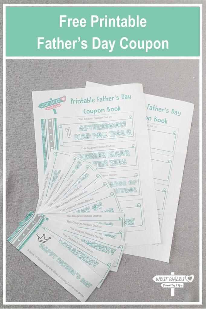 Father Day Coupons Free Printable This Father s Day Coupon Book Made 