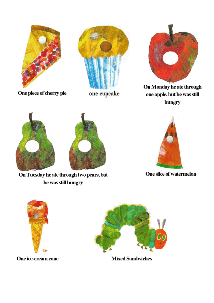 Food From The Very Hungry Caterpillar Printables NewFreePrintable