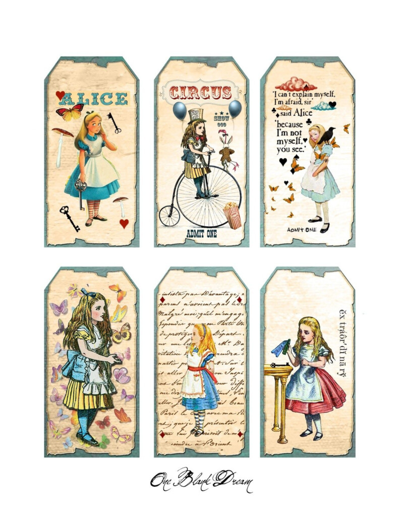 Free Alice In Wonderland Tea Party Printables From Printabelle Alice 
