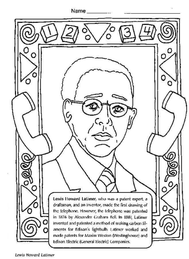 Free Black History Month Coloring Pages Printable Coloringfolder