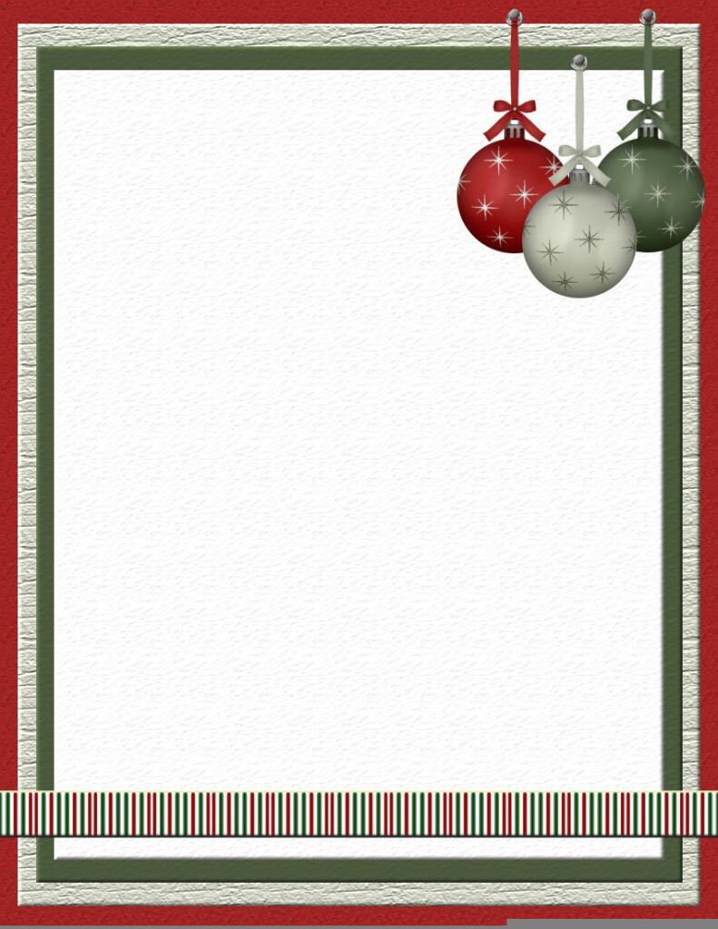 Free Christmas Stationary Printables FREE Printable A Z