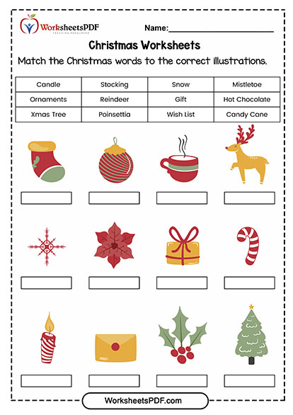 Free Christmas Worksheets Printables