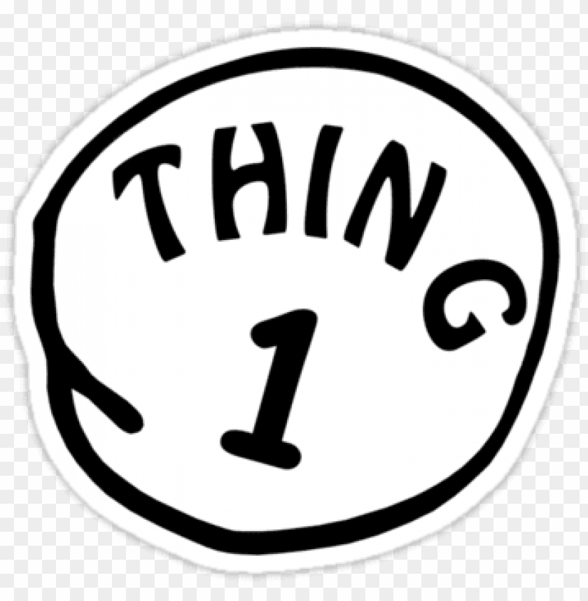 Free Download HD PNG Inspirational Thing 1 Thing 2 Printable Images 