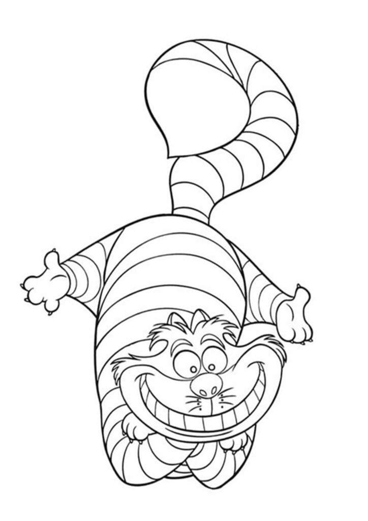 Free Easy To Print Alice In Wonderland Coloring Pages Tulamama
