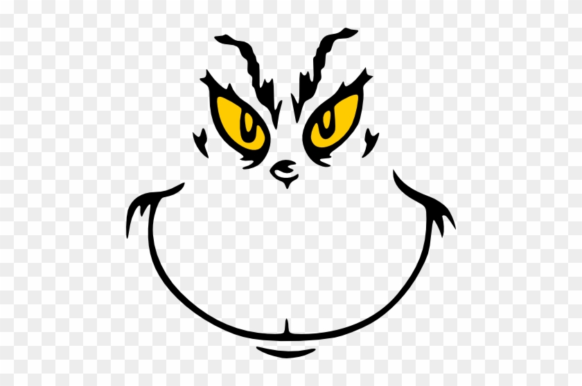 Free Grinch Face Printables