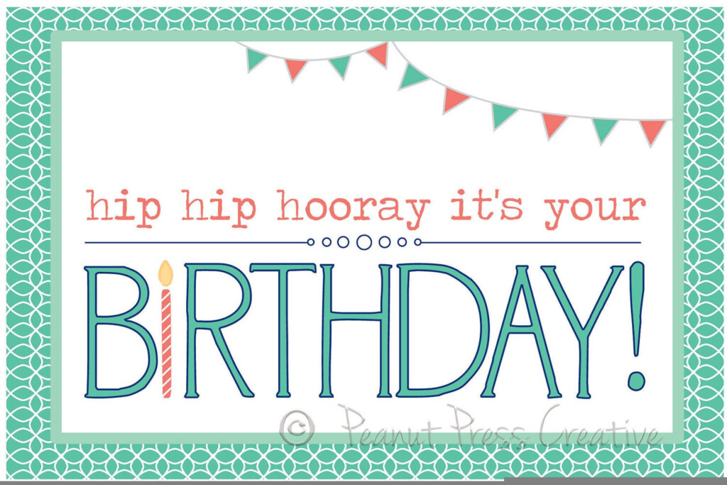 Free Happy Birthday Printable Pdf FreePrintableTM