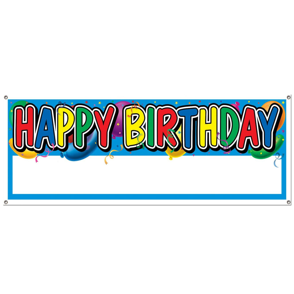 Free Happy Birthday Printable Sign
