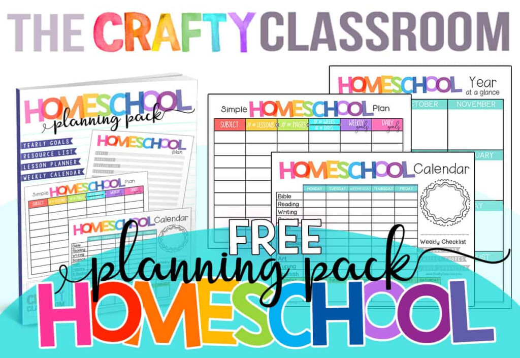 Free Homeschool Planner Forms Printable Printable Forms Free Online