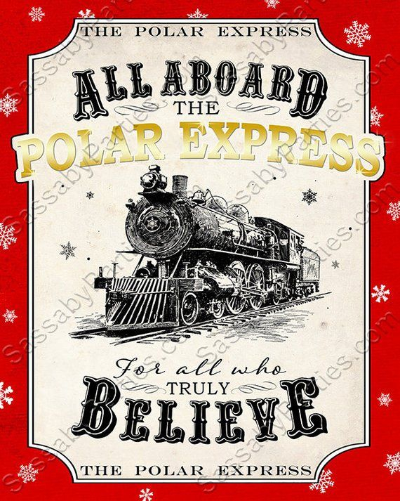 Free Polar Express Party Printables Printable And Enjoyable Learning