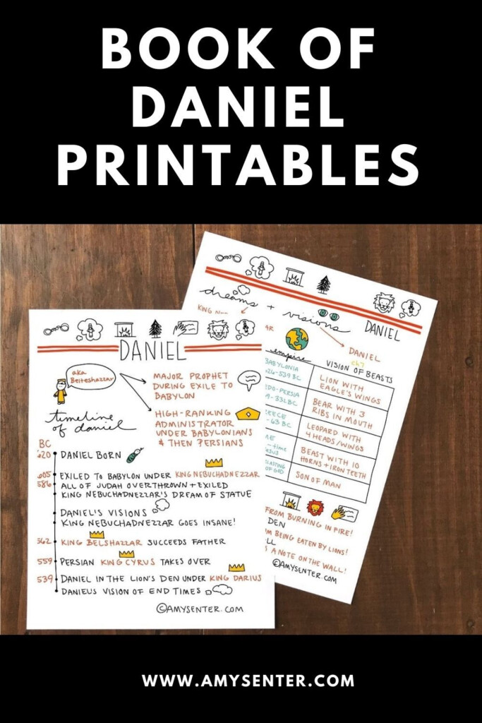 Free Printable Bible Study On The Book Of Daniel Ataglance Printable 