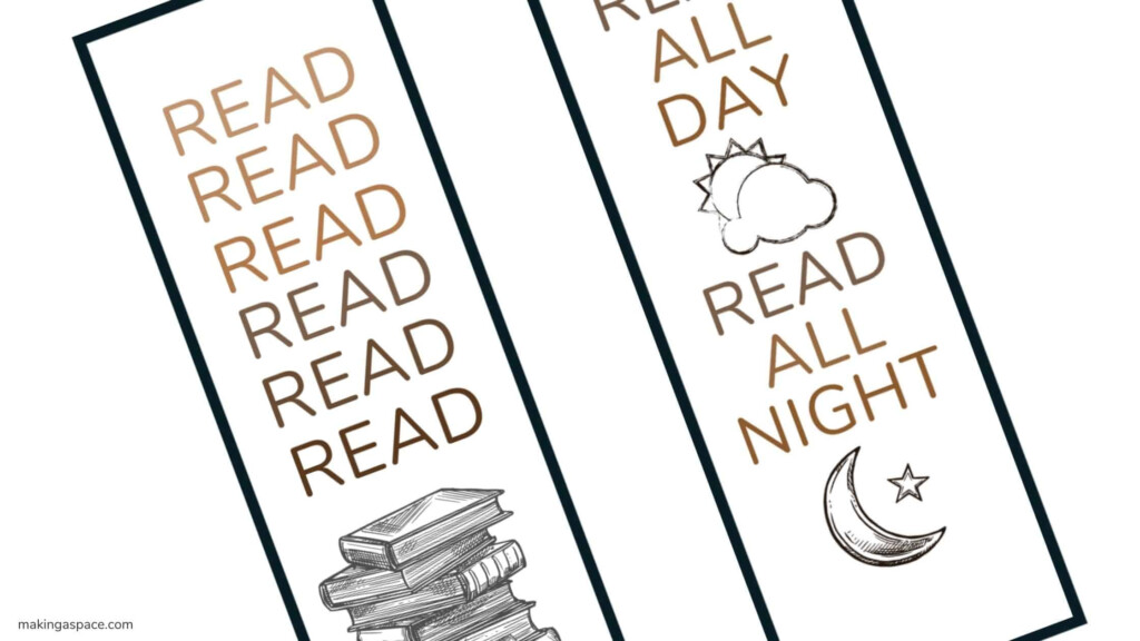 Free Printable Bookmarks Pdf Brennan