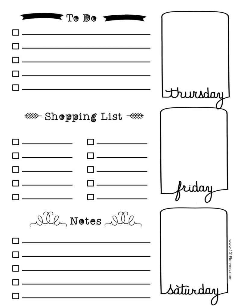 Free Printable Bullet Journal Pages Free Printable