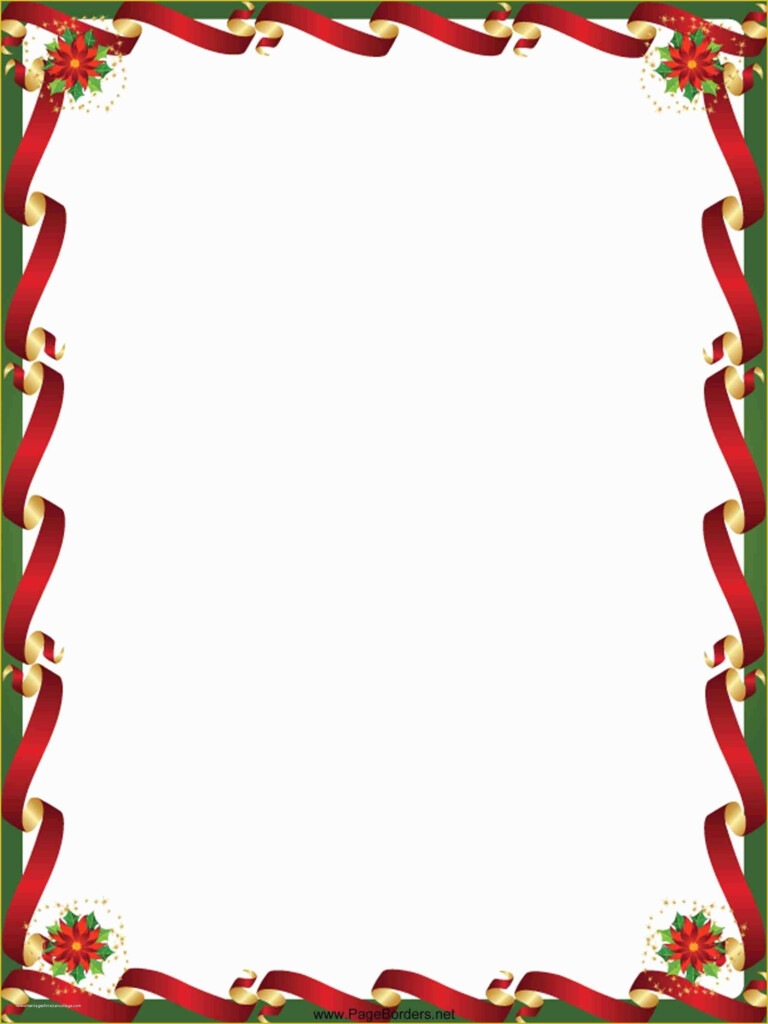 Free Printable Christmas Borders