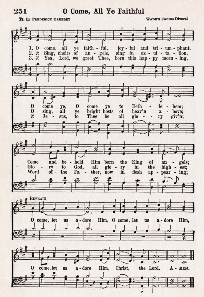 Free Printable Christmas Sheet Music Songs Patrick S Pelayo