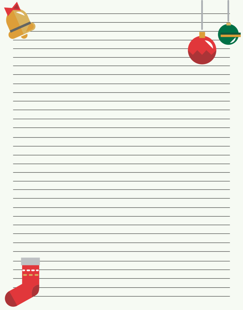 Free Printable Christmas Stationary Free Printable Templates