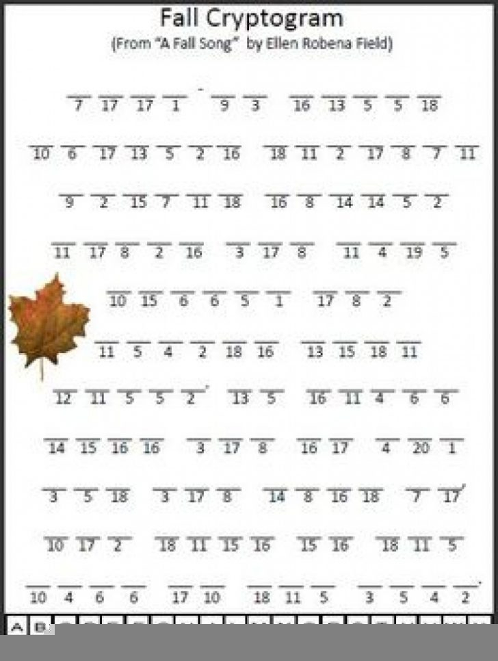 Free Printable Cryptograms Pdf AlphabetWorksheetsFree