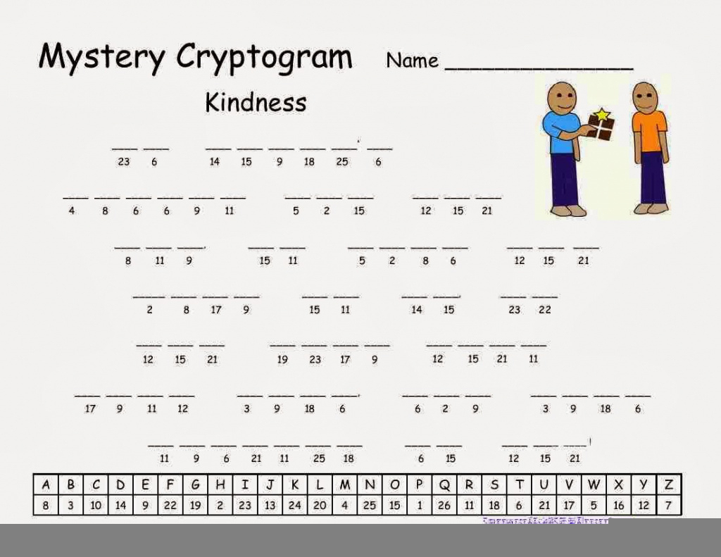 Free Printable Cryptograms PDF Rossy Printable