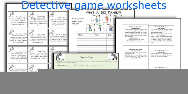 Free Printable Detective Games For Adults NewFreePrintable