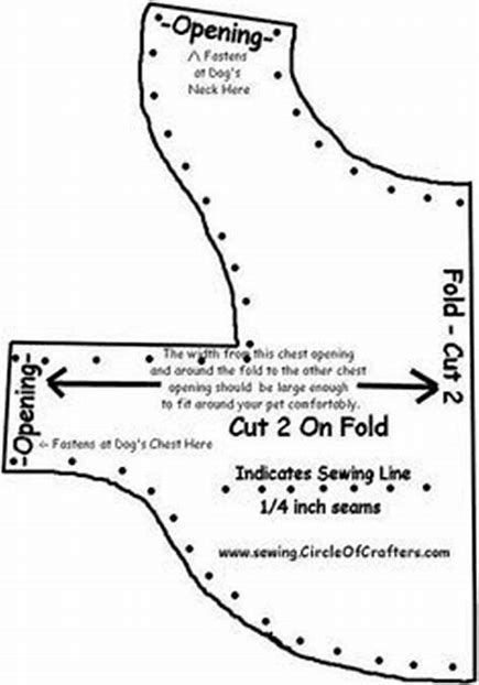 Free Printable Dog Coat Pattern Pdf